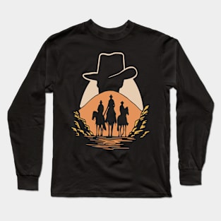 Long Live Howdy Rodeo Western Country Southern Cowgirls Long Sleeve T-Shirt